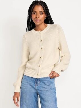 Old Navy Seaside Garter Knit Cardigan